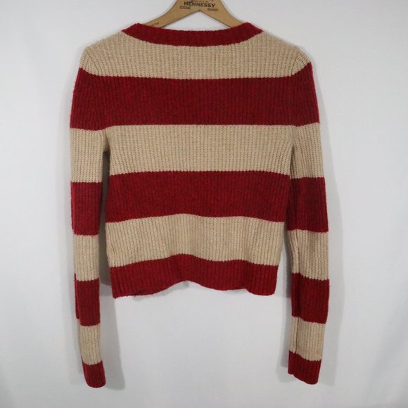 Vtg American Eagle Striped Cardigan Sweater XS - Picture 3 of 3
